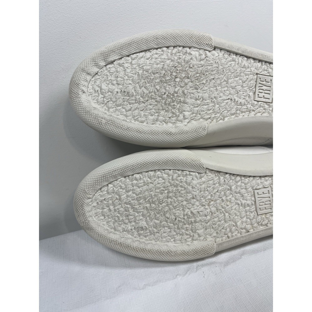 Frye Womens Maya CVO Slip On Sneakers White Leather Shoes 9M Casual Classic Fest - Picture 11 of 16